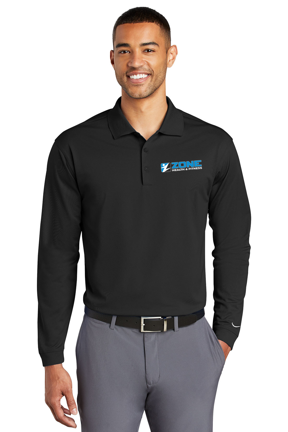 Staff Nike Long Sleeve Dri-FIT Stretch Tech Polo