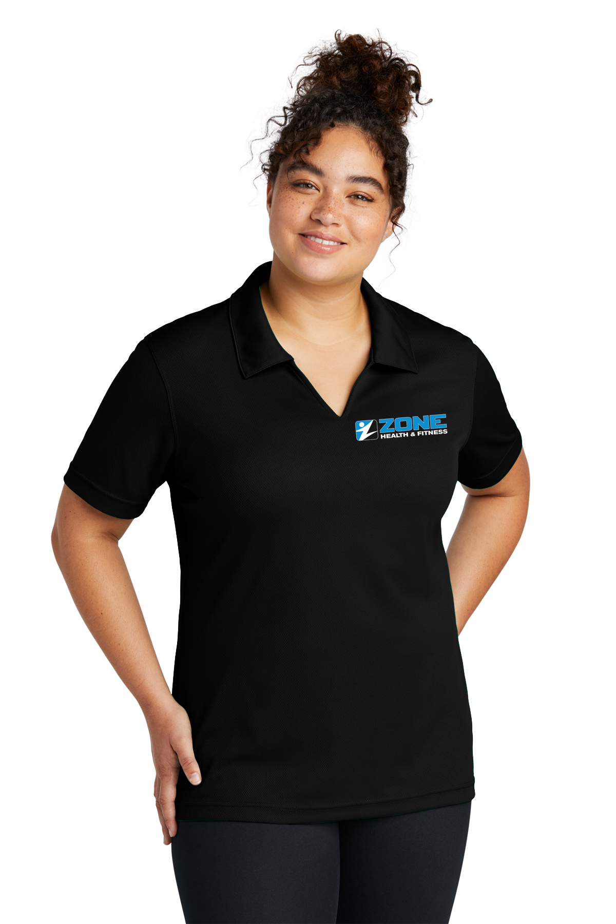 Staff Ladies V-Neck Polo
