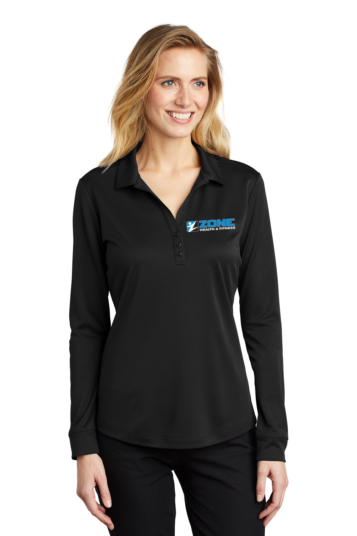 Staff Ladies Long Sleeve Polo