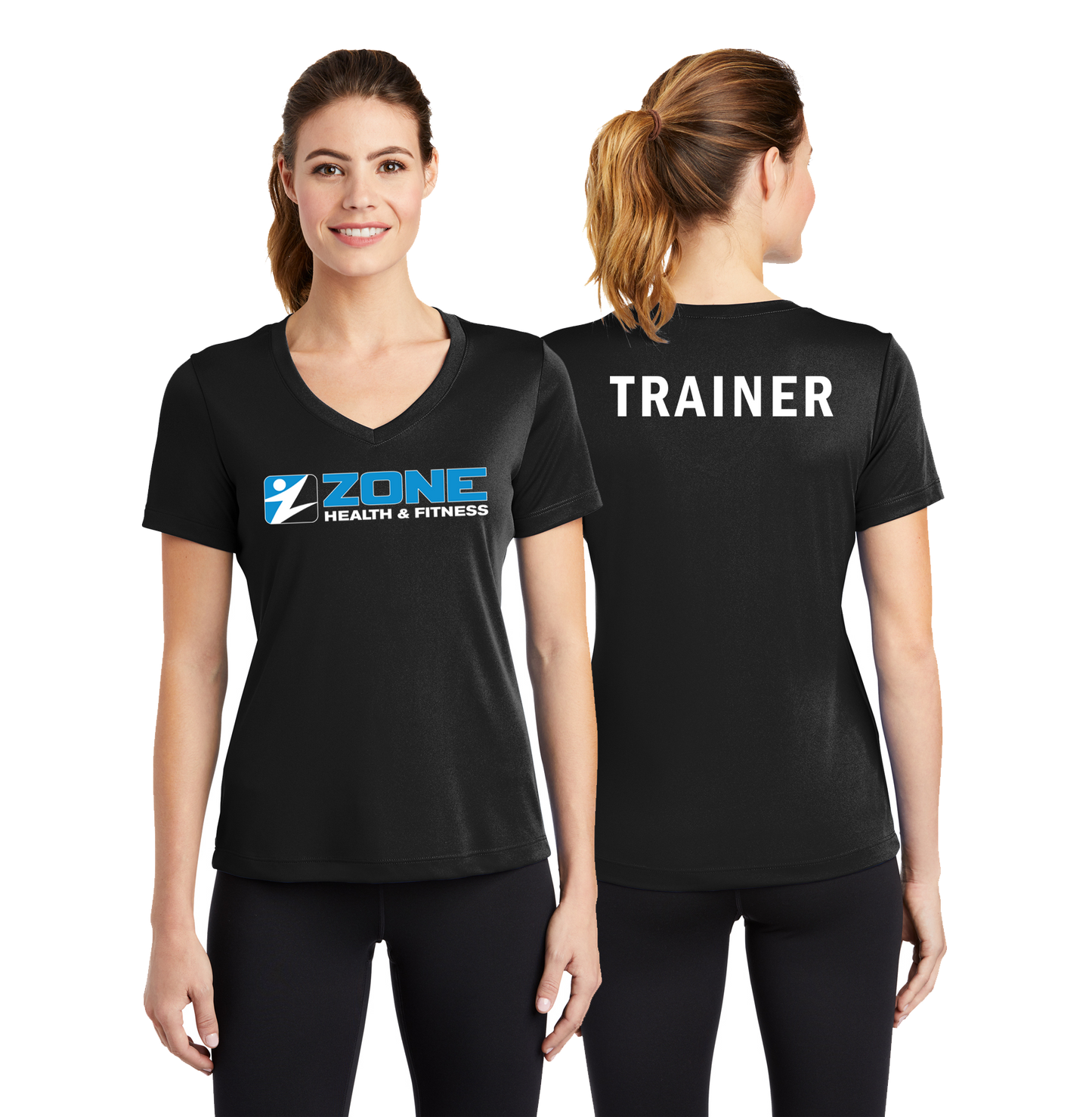 Trainer Ladies V-Neck Tee